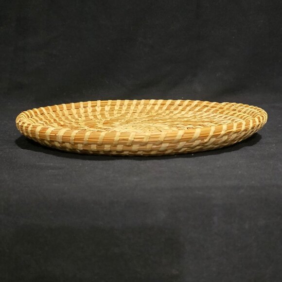 Tohono O'odham PAPAGO Southern Arizona Woven Plate - 10 1/8" x 1 1/8" - Picture 3 of 3